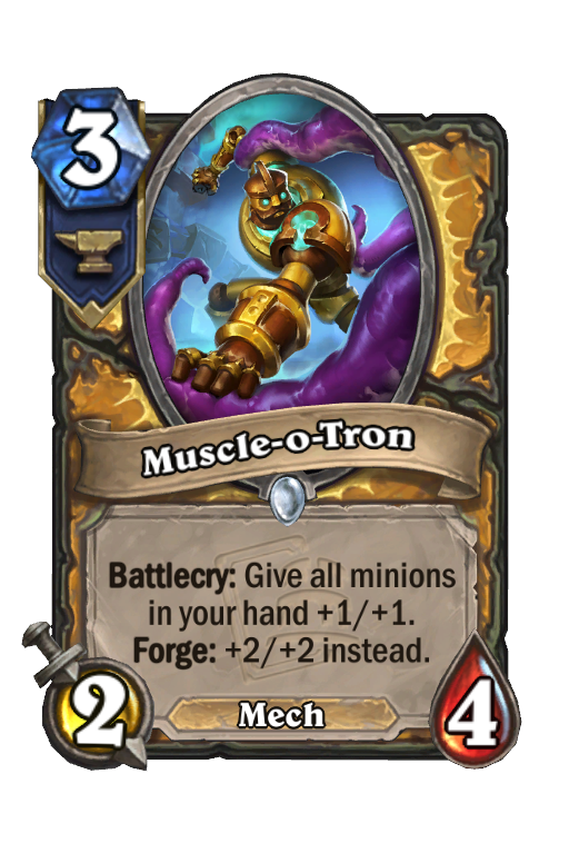 Muscle-o-Tron Hearthstone kártya