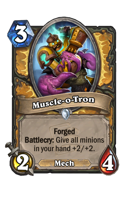 Muscle-o-Tron Hearthstone kártya
