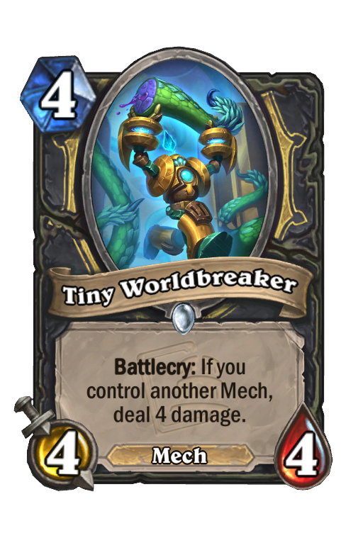 Tiny Worldbreaker Hearthstone kártya