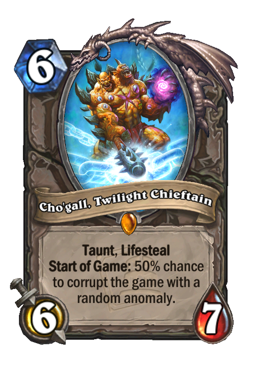 Cho'gall, Twilight Chieftain Hearthstone kártya