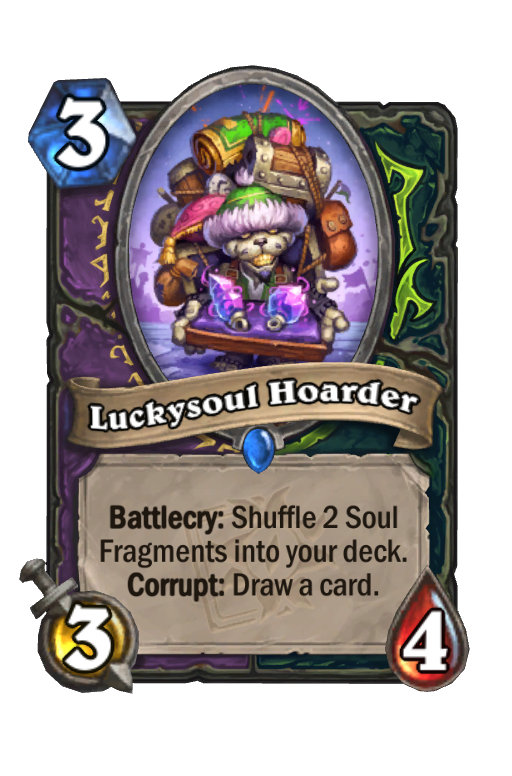 Luckysoul Hoarder Hearthstone kártya