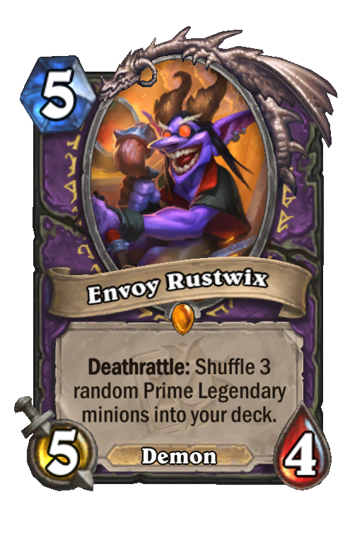 Envoy Rustwix Hearthstone kártya