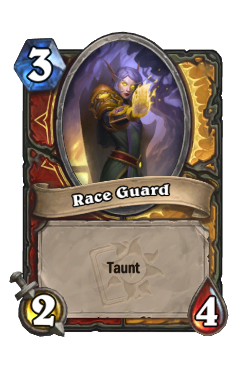 Race Guard Hearthstone kártya