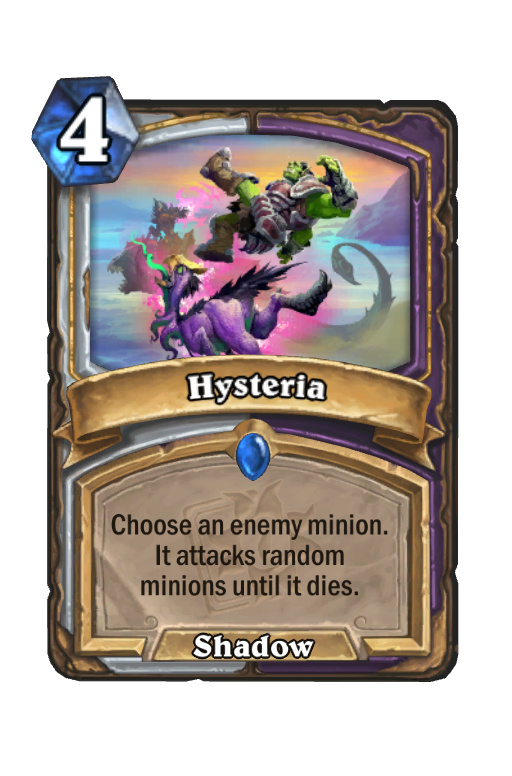 Hysteria Hearthstone kártya