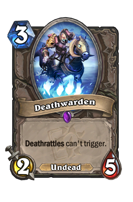 Deathwarden Hearthstone kártya