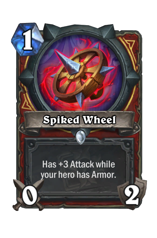Spiked Wheel Hearthstone kártya