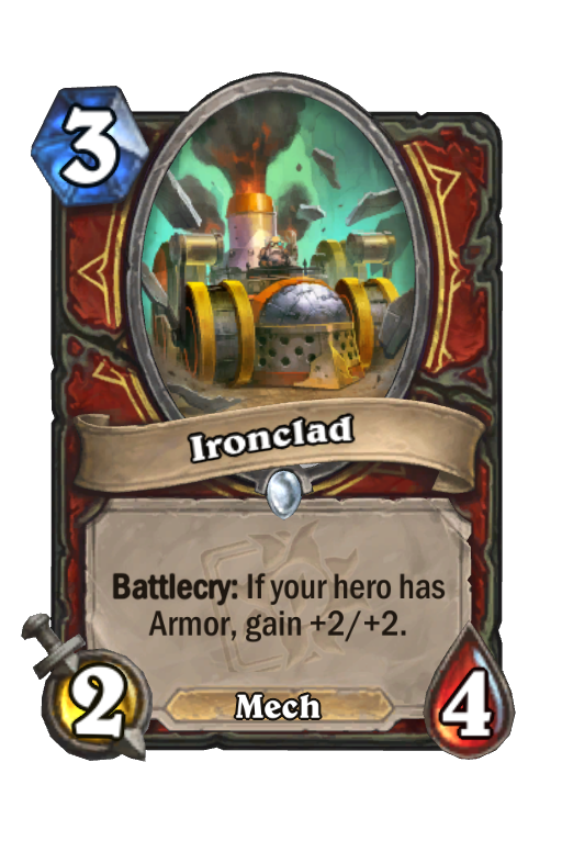 Ironclad Hearthstone kártya