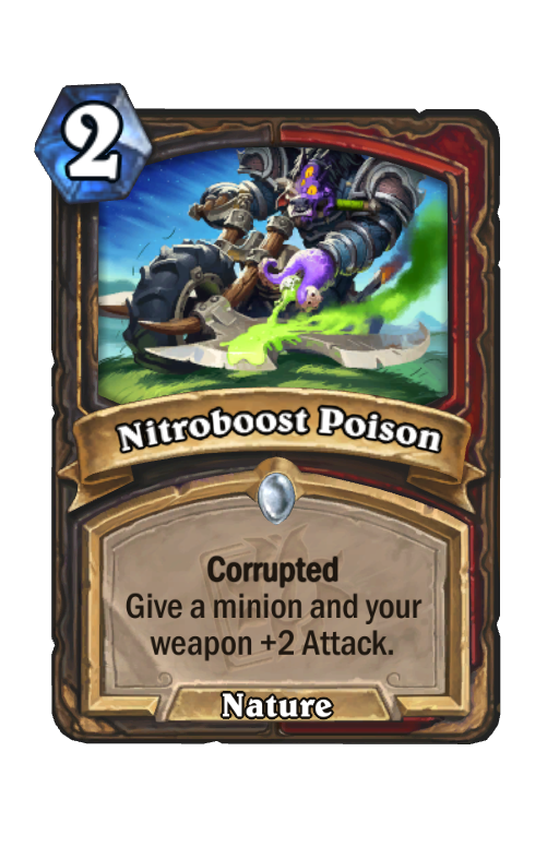 Nitroboost Poison Hearthstone kártya