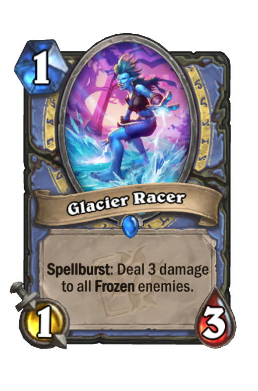 Glacier Racer Hearthstone kártya
