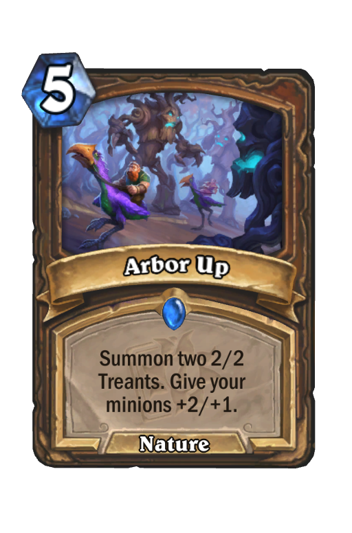 Arbor Up Hearthstone kártya