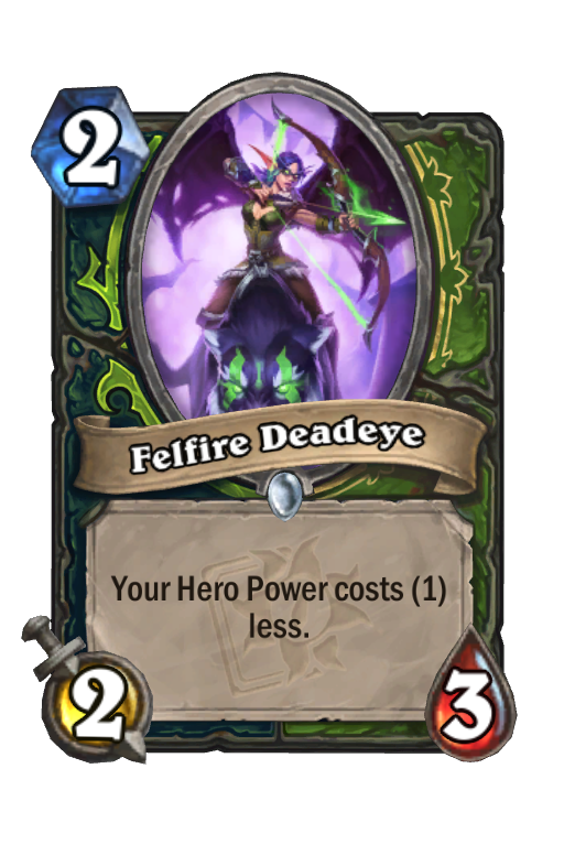 Felfire Deadeye Hearthstone kártya