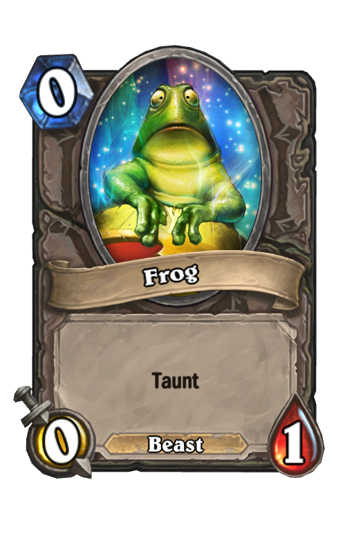 Frog Hearthstone kártya