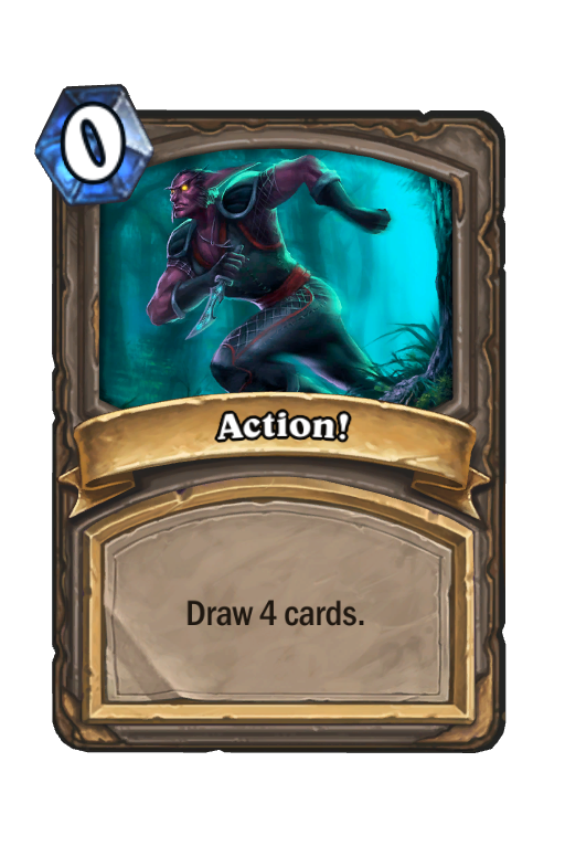 Action! Hearthstone kártya