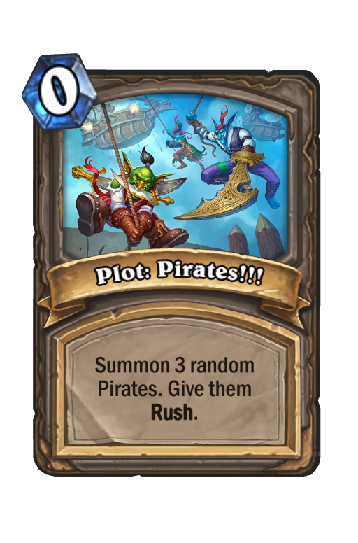 Plot: Pirates!!! Hearthstone kártya