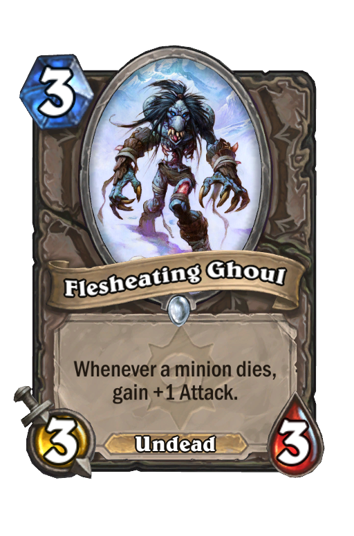 Flesheating Ghoul Hearthstone kártya