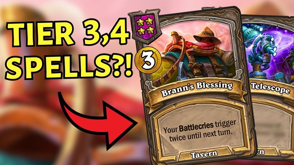 Battlegrouns Tier 3 and Tier 4 spells Hearthstone