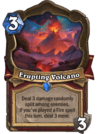 Erupting Volcan