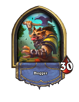 Hogger Hearthstone kártya
