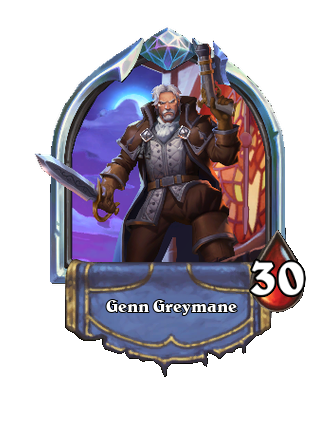 Genn Greymane Hearthstone kártya