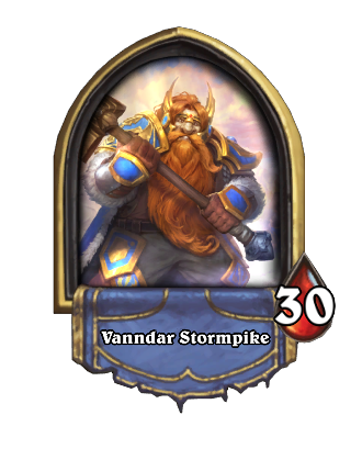 Vanndar Stormpike Hearthstone kártya