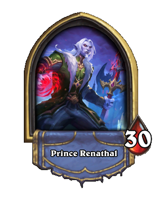 Prince Renathal Hearthstone kártya