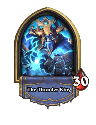 The Thunder King Hearthstone kártya