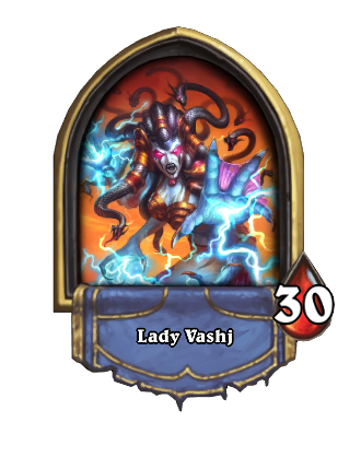 Lady Vashj Hearthstone kártya