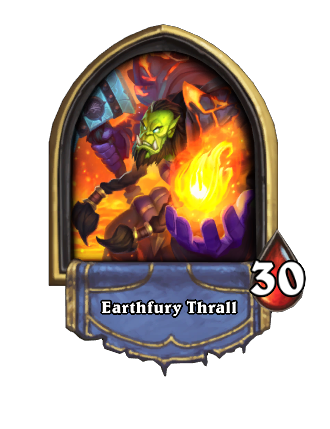 Earthfury Thrall Hearthstone kártya