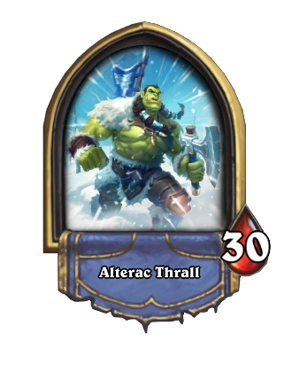 Alterac Thrall Hearthstone kártya