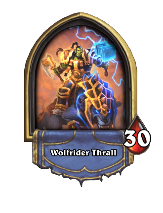 Wolfrider Thrall Hearthstone kártya