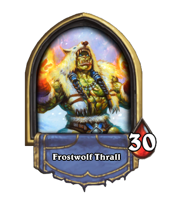 Frostwolf Thrall Hearthstone kártya