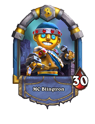 MC Blingtron Hearthstone kártya