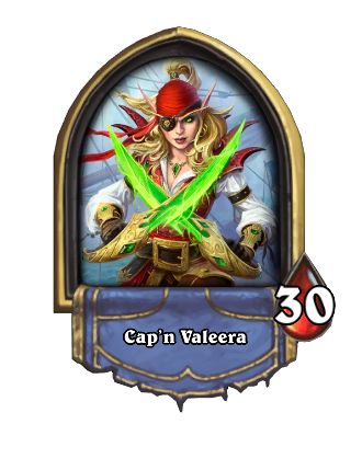 Cap'n Valeera Hearthstone kártya