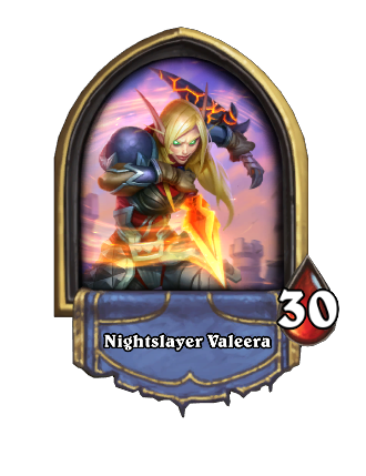 Nightslayer Valeera Hearthstone kártya