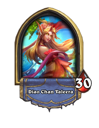 Diao Chan Valeera Hearthstone kártya