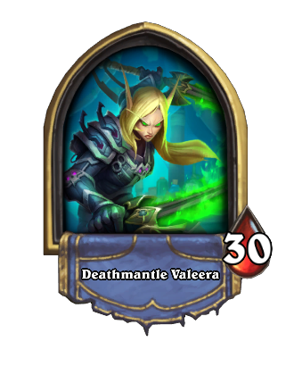 Deathmantle Valeera Hearthstone kártya