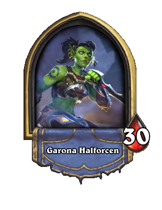 Garona Halforcen Hearthstone kártya