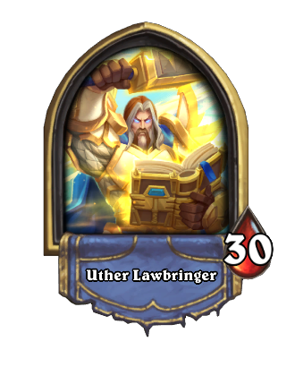 Uther Lawbringer Hearthstone kártya
