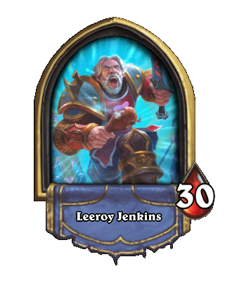 Leeroy Jenkins Hearthstone kártya