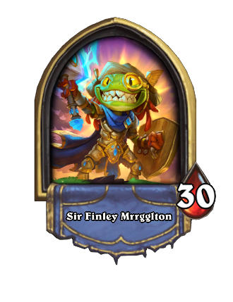 Sir Finley Mrrgglton Hearthstone kártya