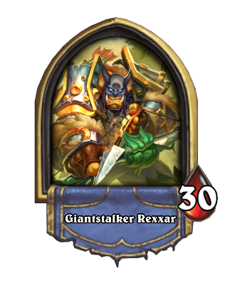 Giantstalker Rexxar Hearthstone kártya
