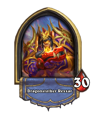 Dragonstalker Rexxar Hearthstone kártya