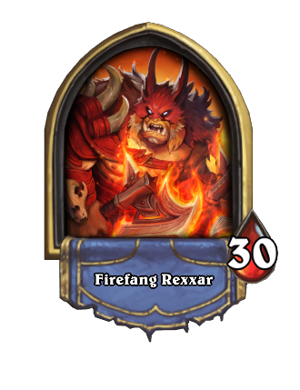 Firefang Rexxar Hearthstone kártya