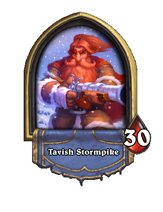 Tavish Stormpike Hearthstone kártya