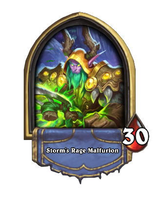 Storm's Rage Malfurion Hearthstone kártya