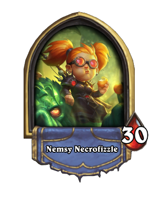 Nemsy Necrofizzle Hearthstone kártya