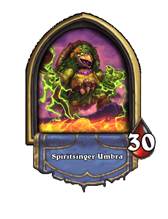 Spiritsinger Umbra Hearthstone kártya