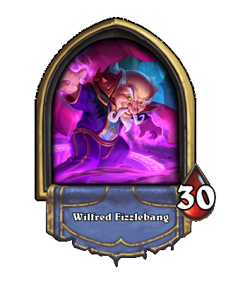 Wilfred Fizzlebang Hearthstone kártya