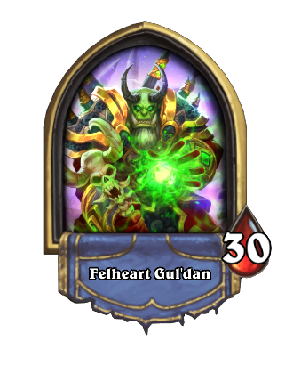 Felheart Gul'dan Hearthstone kártya