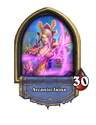 Arcanist Jaina Hearthstone kártya